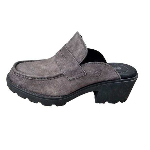 BORN GALA Penny Mule/Clogs Women's Dress Shoes size 8.5, chunky heel; supportive - Picture 1 of 9